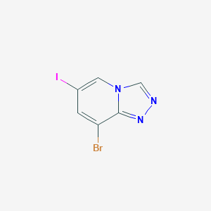 8-Bromo-6-iodo-[1,2,4]triazolo[4,3-a]pyridine - 