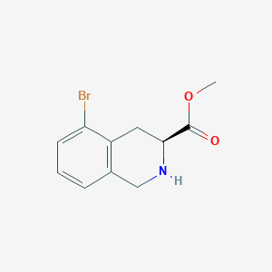 (S)-Methyl 5-bromo-1,2,3,4-tetrahydroisoquinoline-3-carboxylate - 
