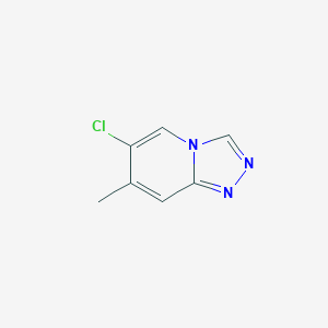 6-Chloro-7-methyl-[1,2,4]triazolo[4,3-a]pyridine - 