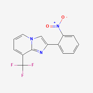 2-(2-Nitrophenyl)-8-(trifluoromethyl)imidazo[1,2-a]pyridine - 