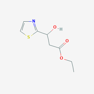 Ethyl 3-Hydroxy-3-(2-thiazolyl)propanoate - 