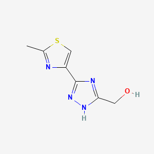 [5-(2-Methylthiazol-4-yl)-1H-1,2,4-triazol-3-yl]methanol - 