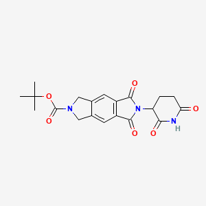 6-Boc-2-(2,6-dioxo-3-piperidyl)-6,7-dihydropyrrolo[3,4-f]isoindole-1,3(2H,5H)-dione - 