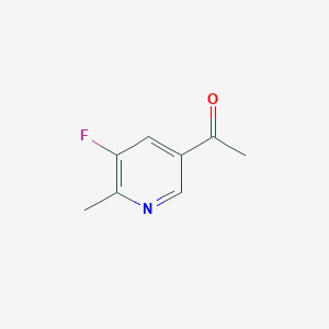1-(5-Fluoro-6-methylpyridin-3-yl)ethan-1-one - 