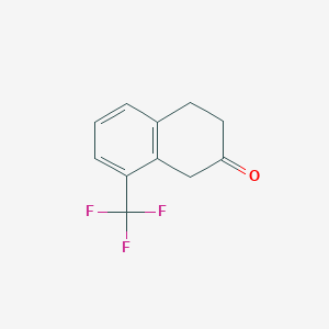 8-(trifluoromethyl)-3,4-dihydro-1H-naphthalen-2-one - 