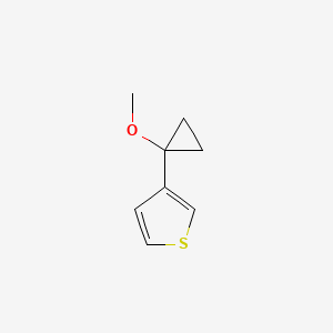 3-(1-Methoxycyclopropyl)thiophene - 