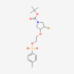 2-[(4-Bromo-1-Boc-3-pyrrolidinyl)oxy]ethyl Tosylate - 