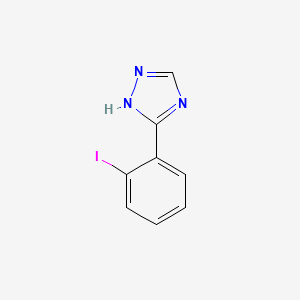 5-(2-iodophenyl)-1H-1,2,4-triazole - 