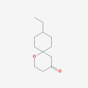 9-Ethyl-1-oxaspiro[5.5]undecan-4-one - 