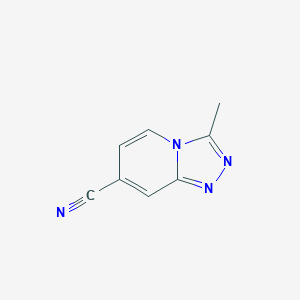3-Methyl-[1,2,4]triazolo[4,3-a]pyridine-7-carbonitrile - 