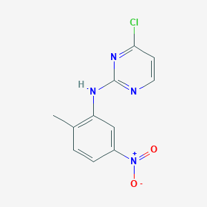 4-chloro-N-(2-methyl-5-nitrophenyl)pyrimidin-2-amine - 