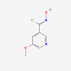 N-Hydroxy-5-methoxypyridine-3-carbimidoyl Chloride - 