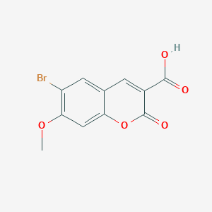 6-Bromo-7-methoxy-2-oxo-2H-chromene-3-carboxylic acid - 