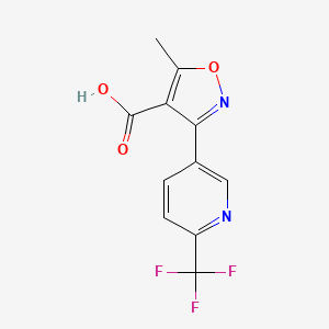 5-Methyl-3-[6-(trifluoromethyl)-3-pyridyl]isoxazole-4-carboxylic Acid - 