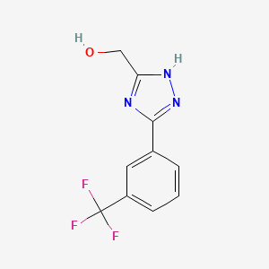 [5-[3-(Trifluoromethyl)phenyl]-1H-1,2,4-triazol-3-yl]methanol - 