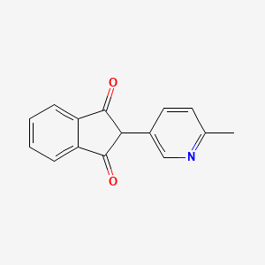2-(6-Methylpyridin-3-yl)-1H-indene-1,3(2H)-dione - 