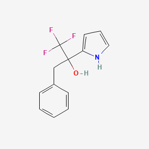1,1,1-trifluoro-3-phenyl-2-(1H-pyrrol-2-yl)propan-2-ol - 