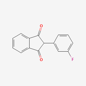2-(3-Fluorophenyl)-1H-indene-1,3(2H)-dione - 