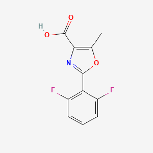 2-(2,6-Difluorophenyl)-5-methyloxazole-4-carboxylic Acid - 