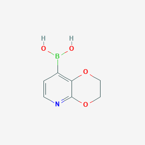 2,3-dihydro-8-(boronic acid)-1,4-Dioxino[2,3-b]pyridine - 