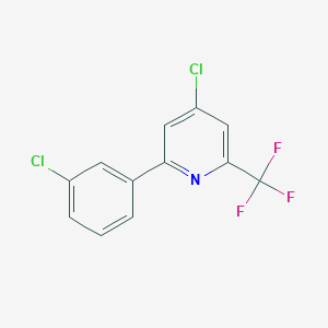 4-Chloro-2-(3-chlorophenyl)-6-(trifluoromethyl)pyridine - 