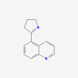 5-(3,4-dihydro-2H-pyrrol-5-yl)quinoline - 