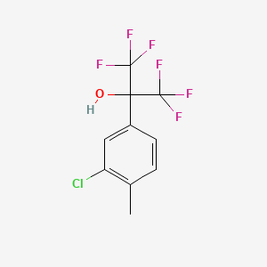 2-(3-Chloro-4-methylphenyl)-1,1,1,3,3,3-hexafluoro-2-propanol - 