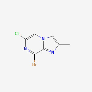 8-Bromo-6-chloro-2-methylimidazo[1,2-a]pyrazine - 