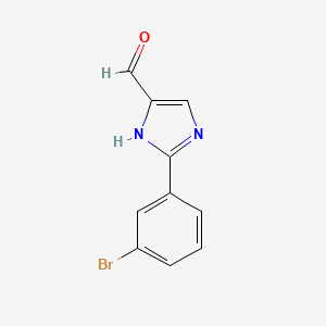 2-(3-Bromophenyl)-1H-imidazole-5-carbaldehyde - 944898-05-9