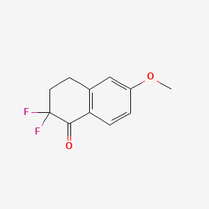 2,2-Difluoro-6-methoxy-3,4-dihydronaphthalen-1(2H)-one - 