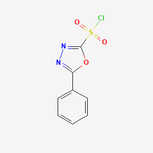 5-Phenyl-1,3,4-oxadiazole-2-sulfonyl chloride - 