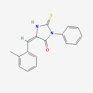 (5E)-2-mercapto-5-(2-methylbenzylidene)-3-phenyl-3,5-dihydro-4H-imidazol-4-one - 