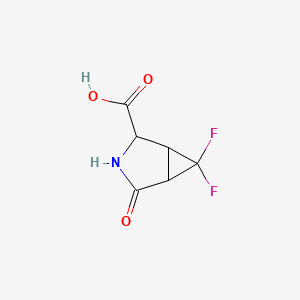 6,6-Difluoro-4-oxo-3-azabicyclo[3.1.0]hexane-2-carboxylic acid - 