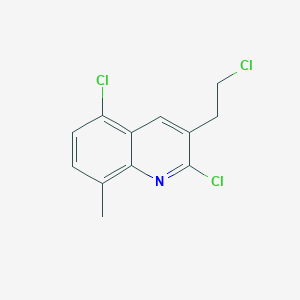 3-(2-Chloroethyl)-2,5-dichloro-8-methylquinoline - 71114-99-3