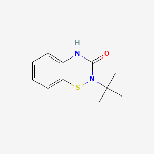 2-(tert-Butyl)-2H-benzo[e][1,2,4]thiadiazin-3(4H)-one - 