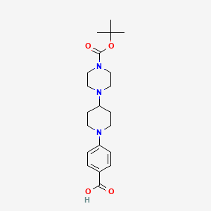 4-[4-(4-Boc-1-piperazinyl)-1-piperidyl]benzoic Acid - 
