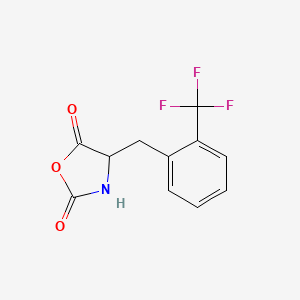 4-[2-(Trifluoromethyl)benzyl]oxazolidine-2,5-dione - 