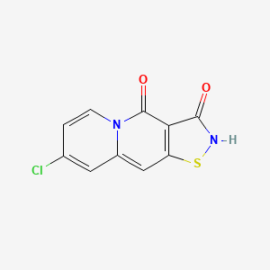 8-Chloro-2H-isothiazolo[5,4-B]quinolizine-3,4-dione - 885272-29-7