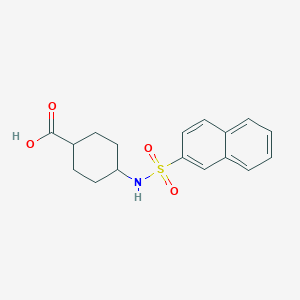 4-[(Naphthalen-2-ylsulfonyl)amino]cyclohexanecarboxylic acid - 