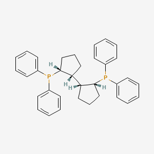(1R,1'R,2R,2'R)-(-)2,2'-diphenylphosphino-1,1'-bicyclopentyl - 186803-02-1