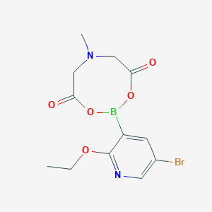 2-(5-Bromo-2-ethoxy-3-pyridyl)-6-methyl-1,3,6,2-dioxazaborocane-4,8-dione - 