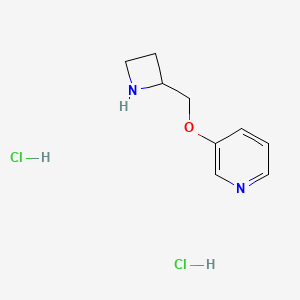 3-(azetidin-2-ylmethoxy)pyridine;dihydrochloride - 