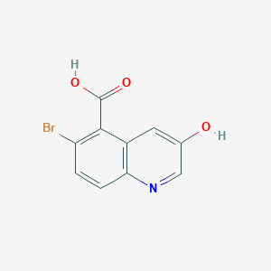 6-Bromo-3-hydroxyquinoline-5-carboxylic Acid - 