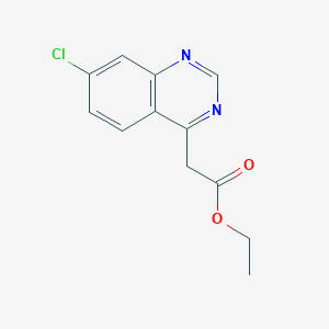 Ethyl 7-Chloroquinazoline-4-acetate - 
