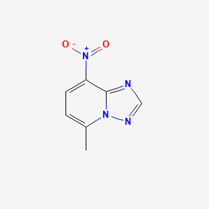 5-Methyl-8-nitro-[1,2,4]triazolo[1,5-a]pyridine - 