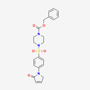1-[4-[(4-Cbz-1-piperazinyl)sulfonyl]phenyl]-1H-pyrrol-2(5H)-one - 