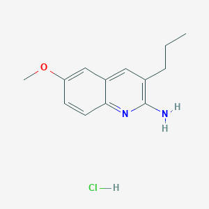 2-Amino-6-methoxy-3-propylquinoline hydrochloride - 1171619-76-3