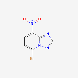 5-Bromo-8-nitro-[1,2,4]triazolo[1,5-a]pyridine - 