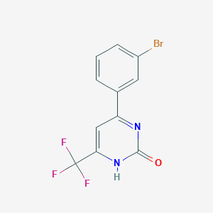 6-(3-Bromophenyl)-2-hydroxy-4-(trifluoromethyl)pyrimidine - 