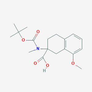 2-n-Boc-8-methoxy-2-methylamino-1,2,3,4-tetrahydro-naphthalene-2-carboxylic acid - 886364-93-8